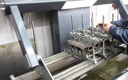 Опрессовка блока цилиндров