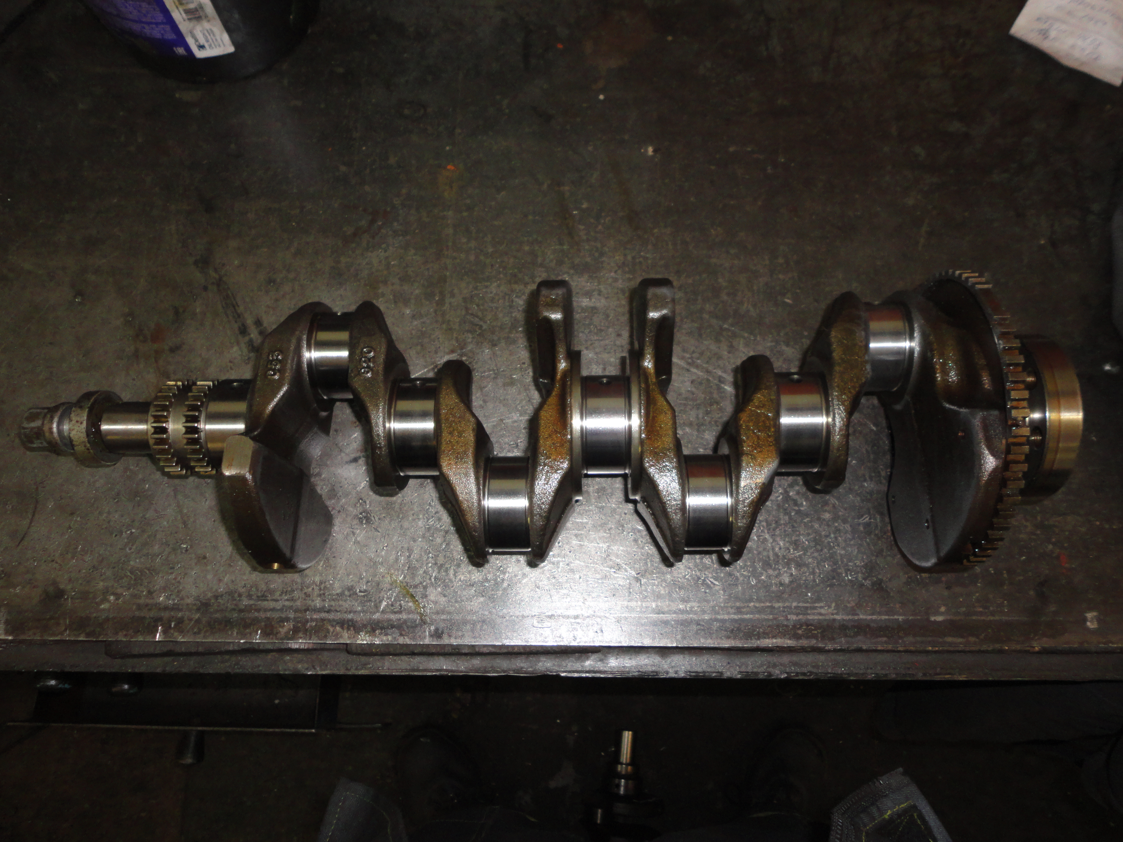 Перепресовка поршней, полировка коленвала