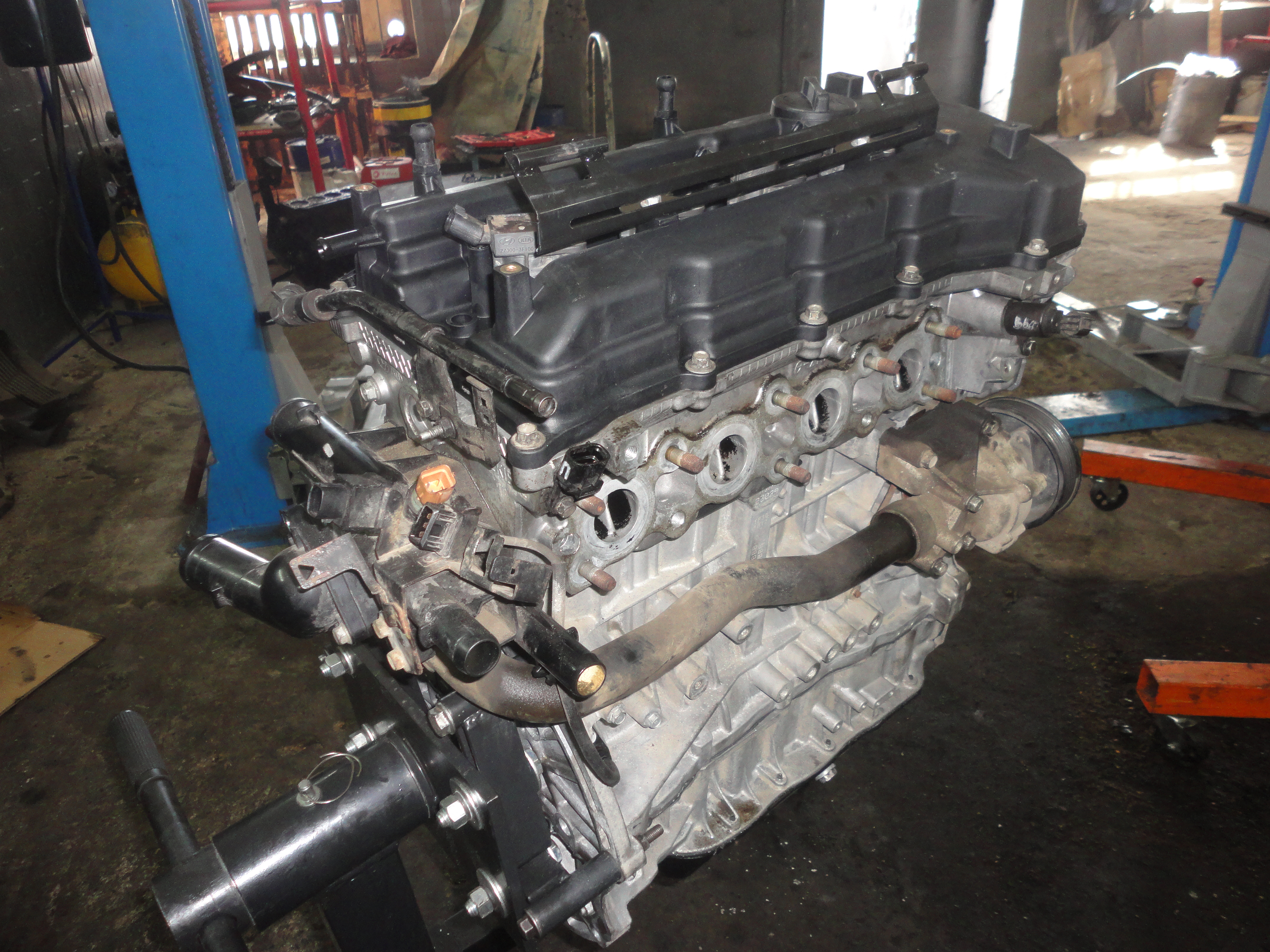 Сборка и установка двигателя KIA Sportage