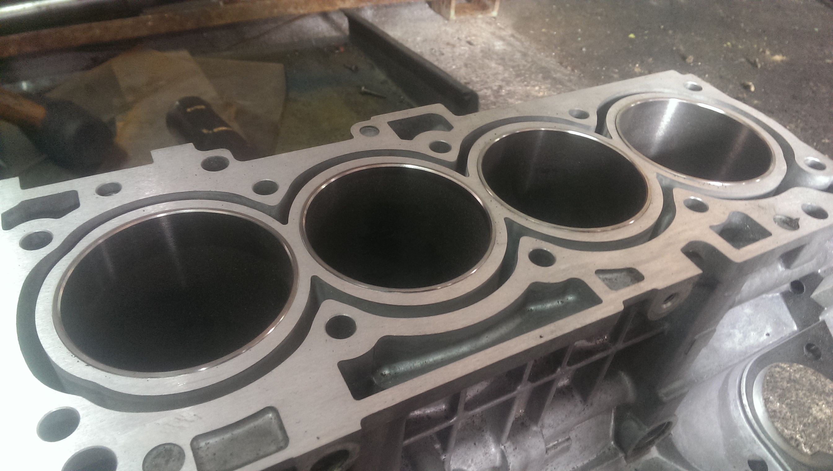 Гильзование блока KIA Sportage G4KD