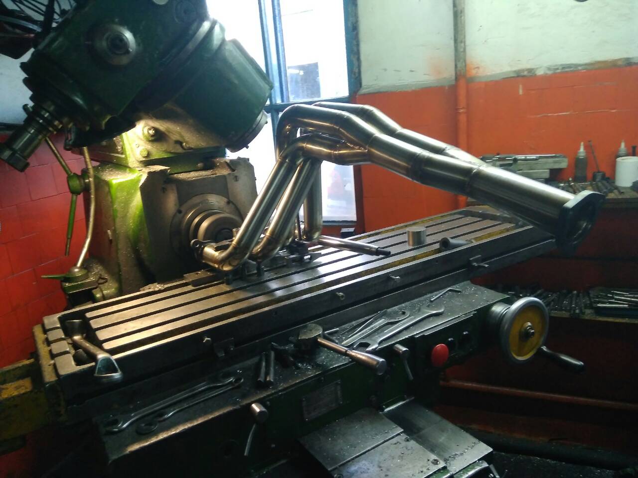 Фрезеровка коллектора HONDA